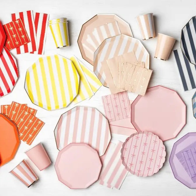 Petal Pink Signature Bow Small Plates
