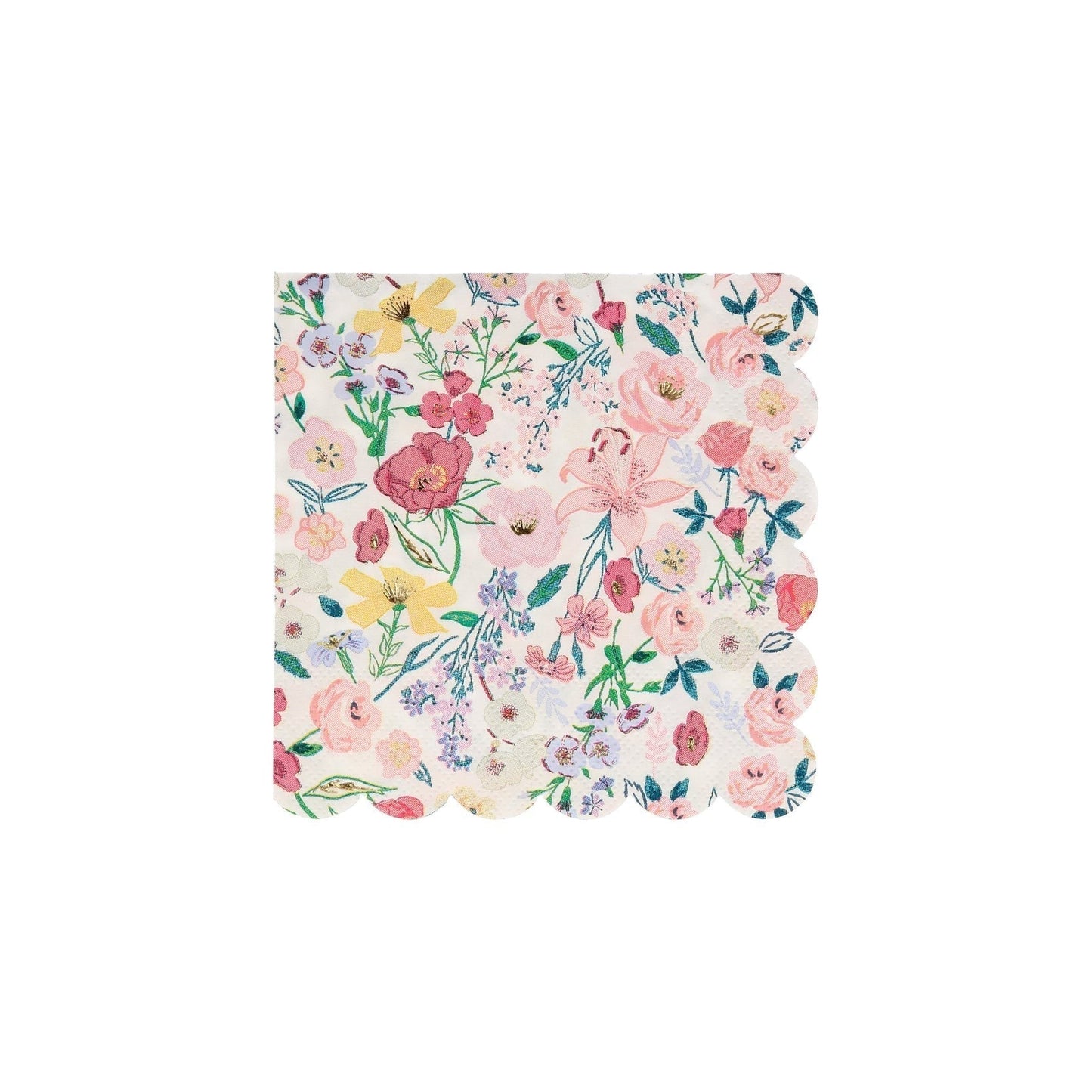 English Garden Floral Party Napkins