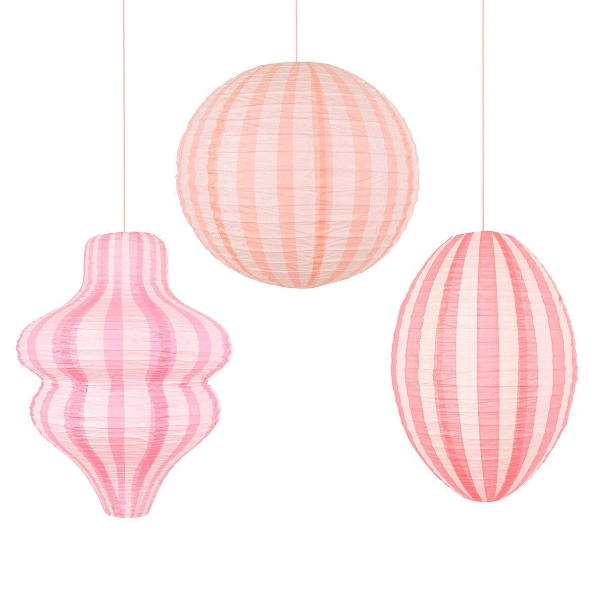 Pink Hanging Lanterns