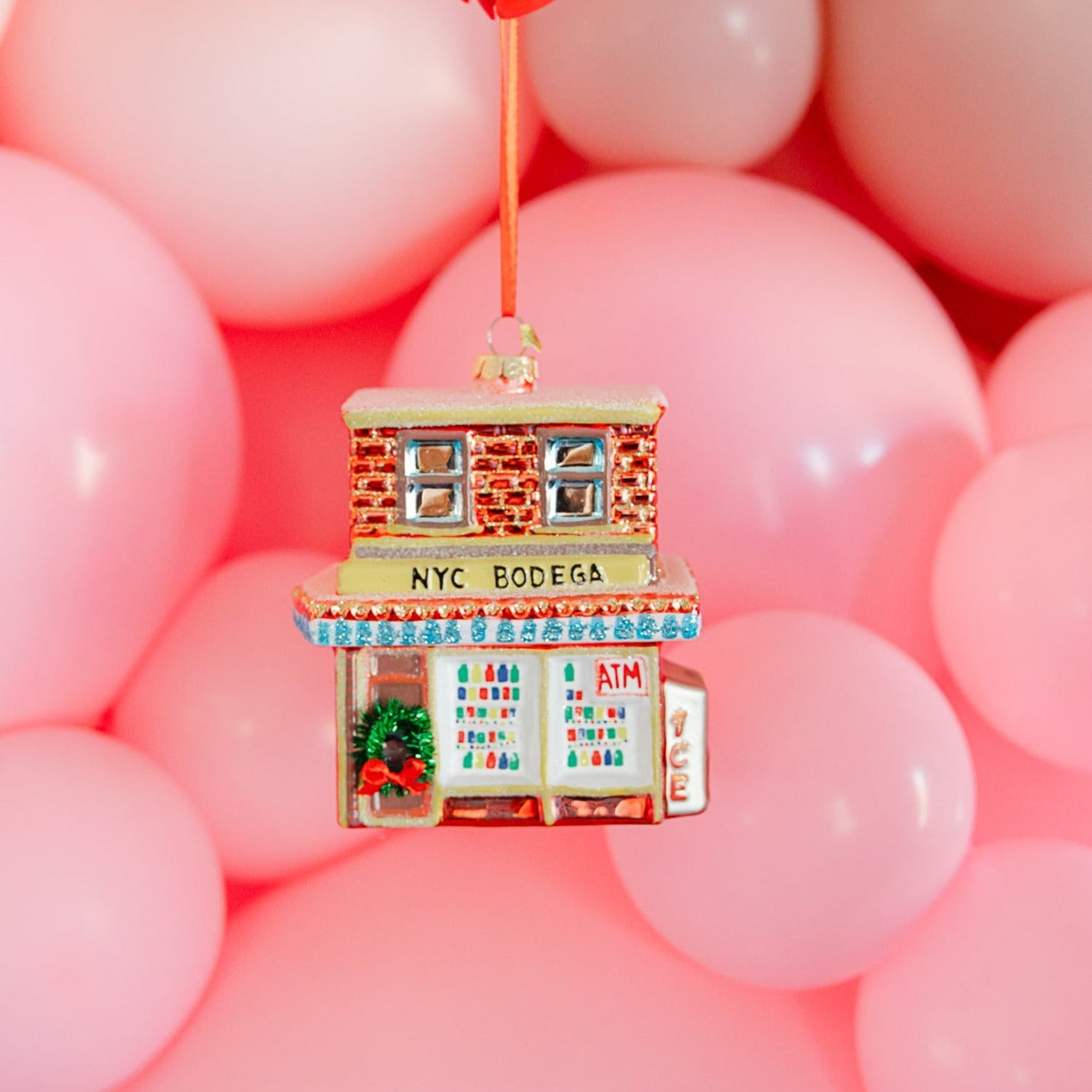 NYC Bodega Glass Ornament by Cody Foster