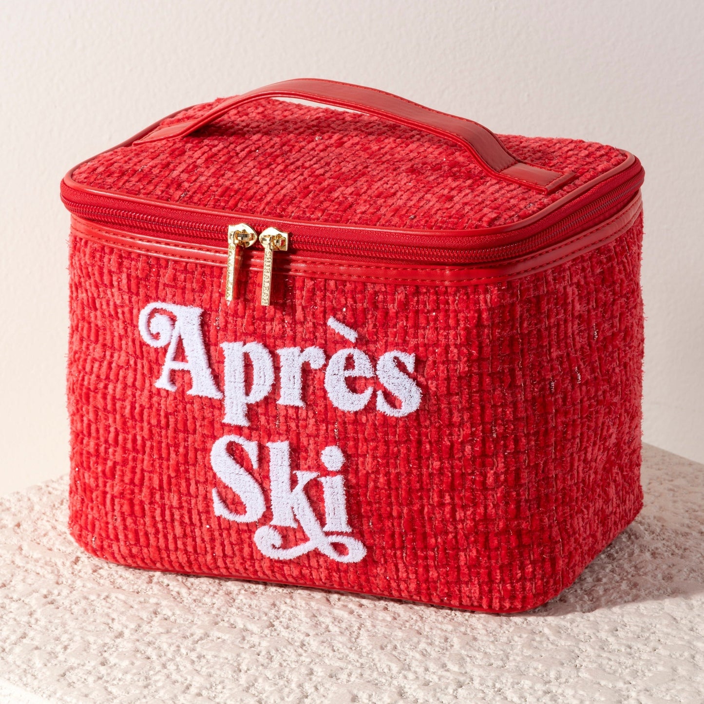 Red "Apres Ski" Cosmetic Case