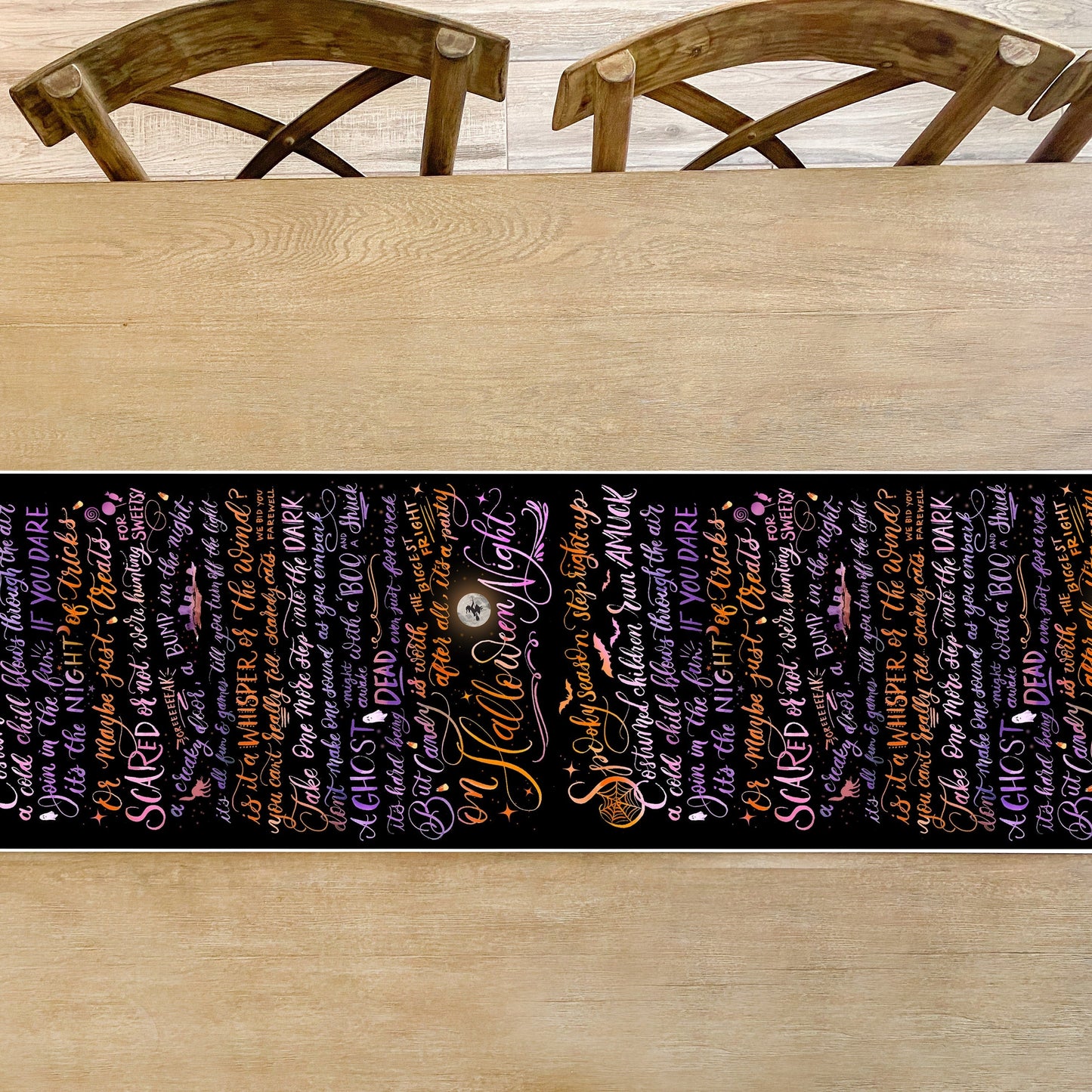 Spooky Season Halloween Table Runner