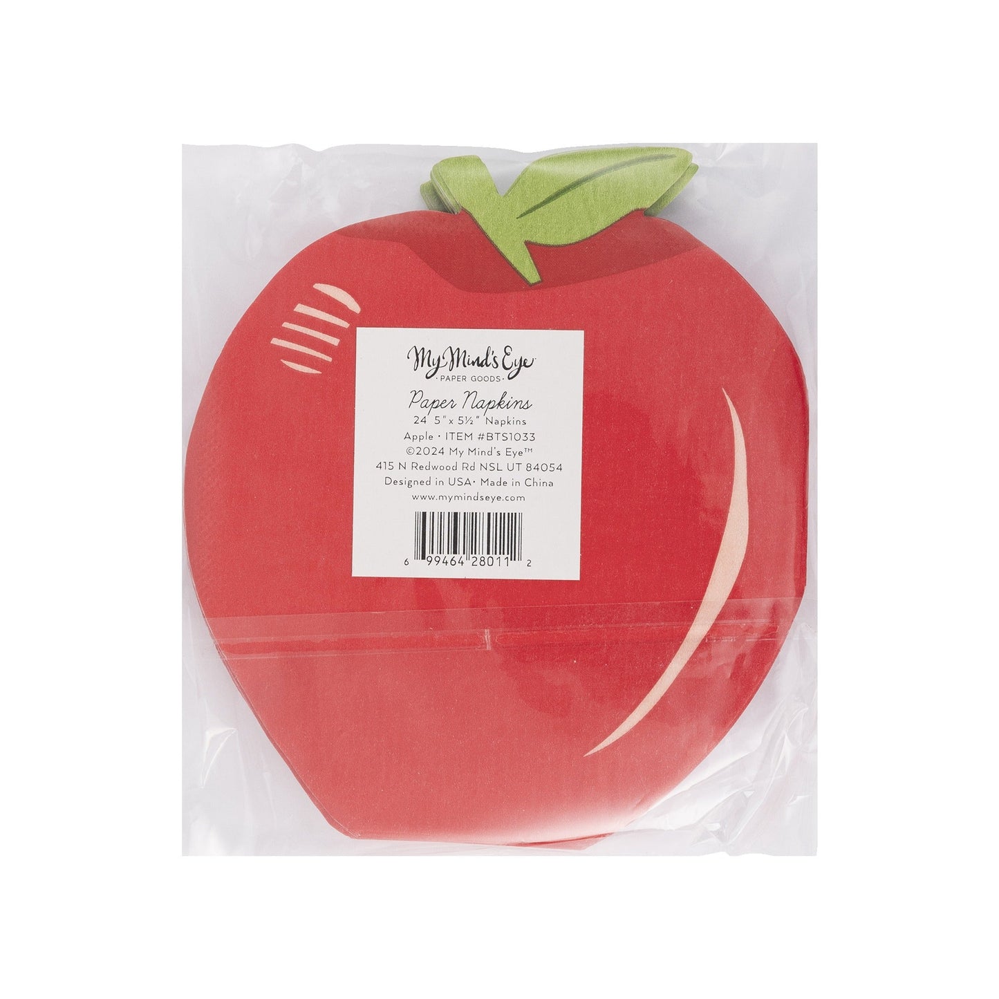 Apple Shaped Napkins