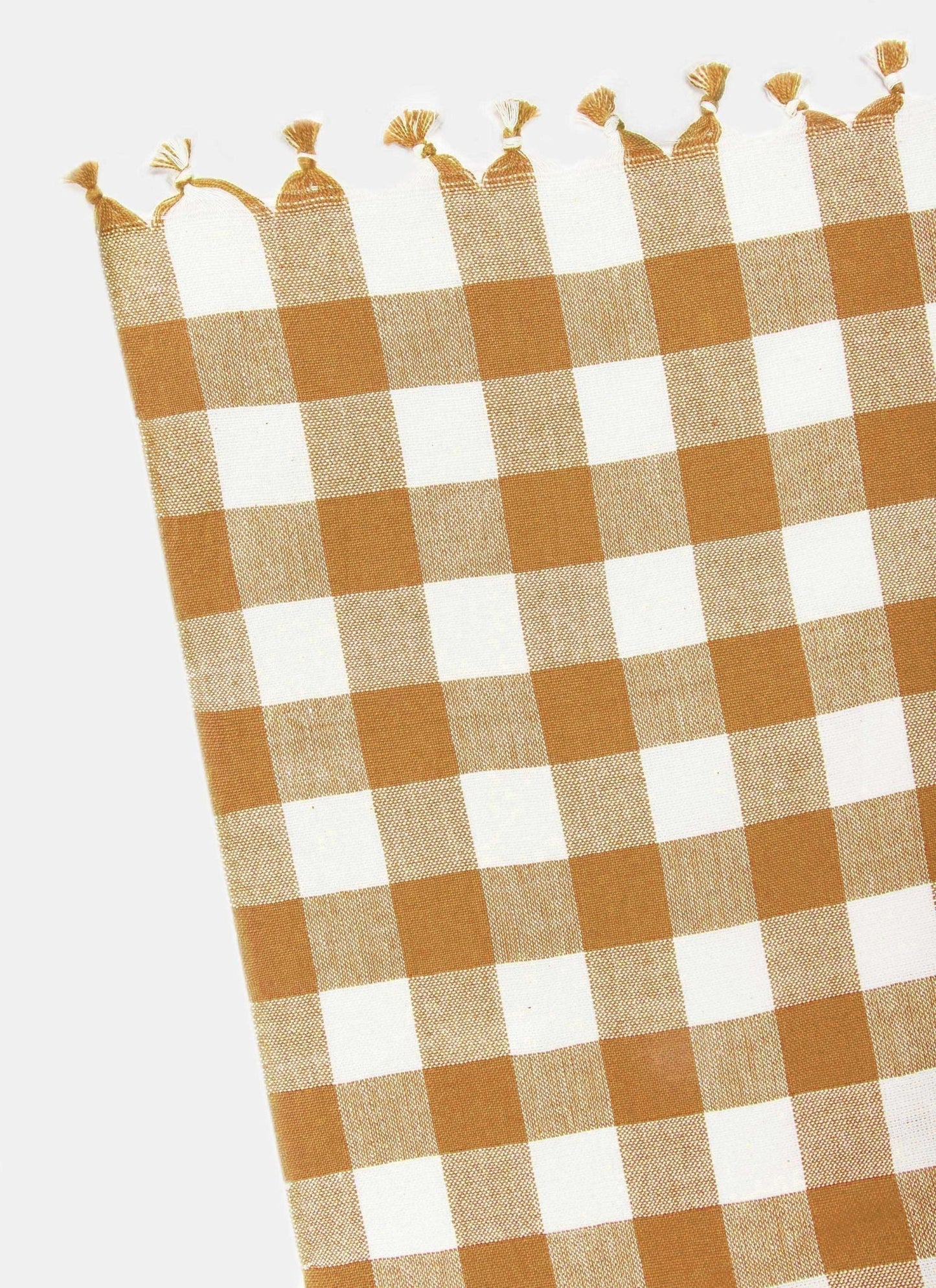 Gingham Goldenrod Tablecloth