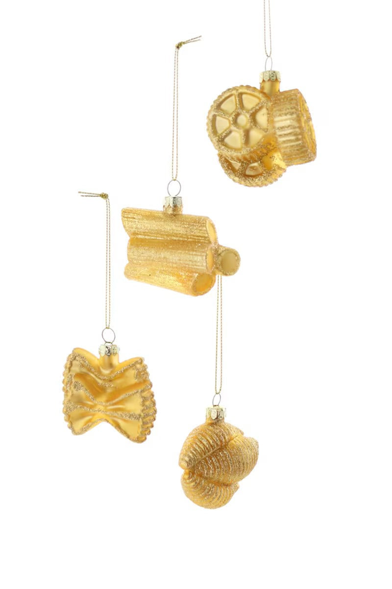 Italian Pasta Glass Ornament by Cody Foster