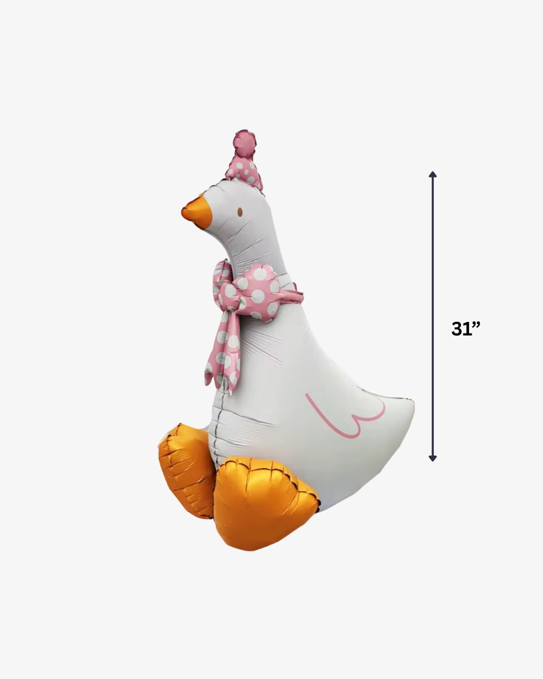 Pink Goose Foil Balloon