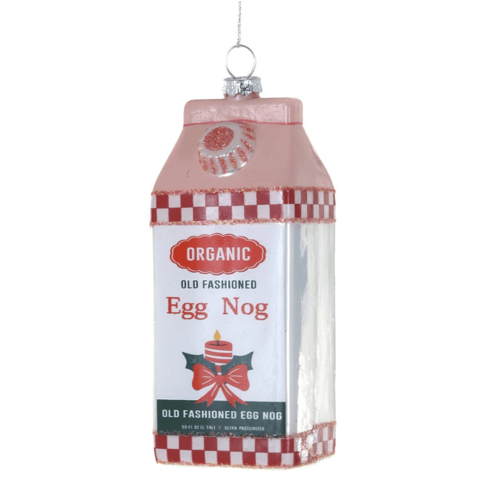 Organic Eggnog Glass Ornament by Cody Foster