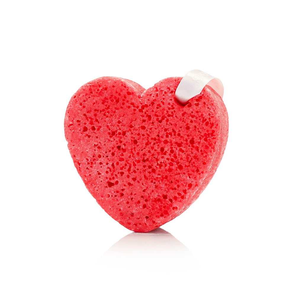 Scarlet Blush Heart Buffer Sponge