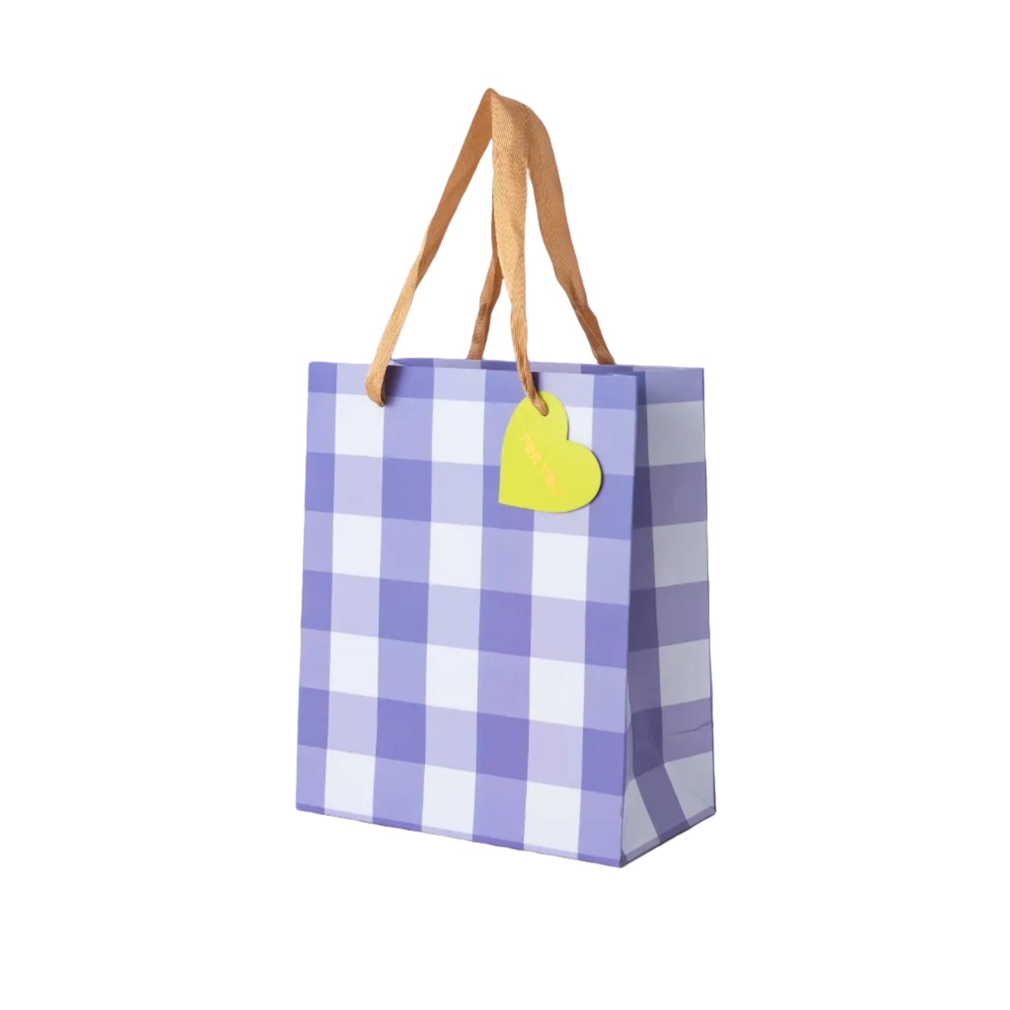 Blue Gingham Gift Bag