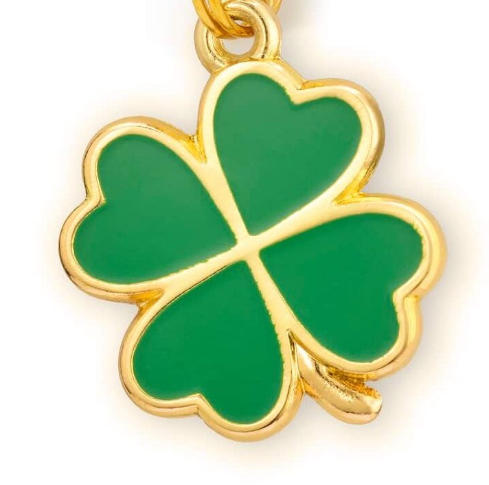 Lucky Clover Collar Charm
