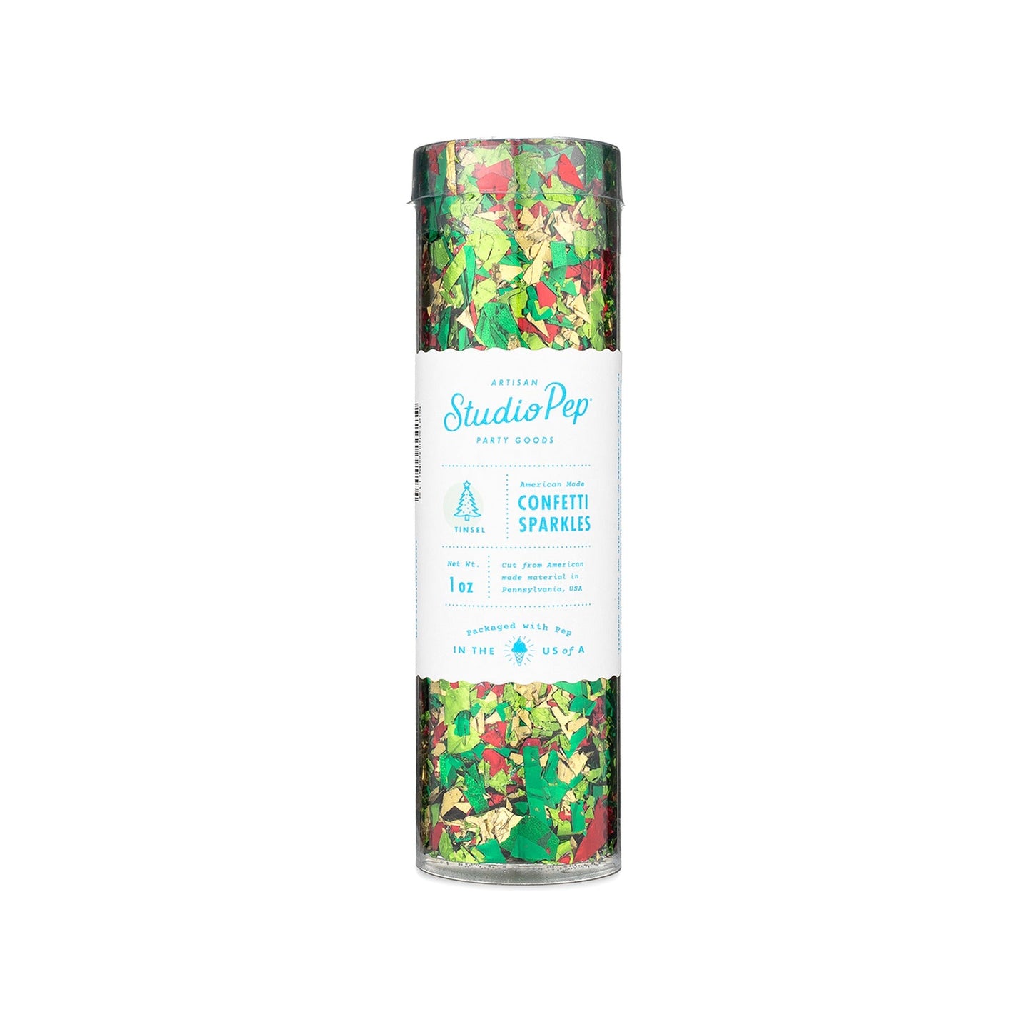 Green Tinsel Confetti