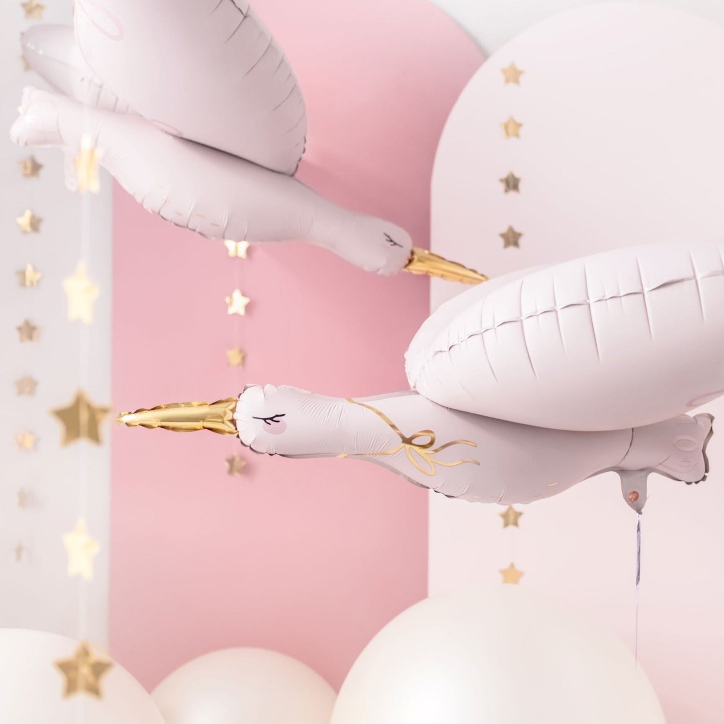 Pink Stork Balloon