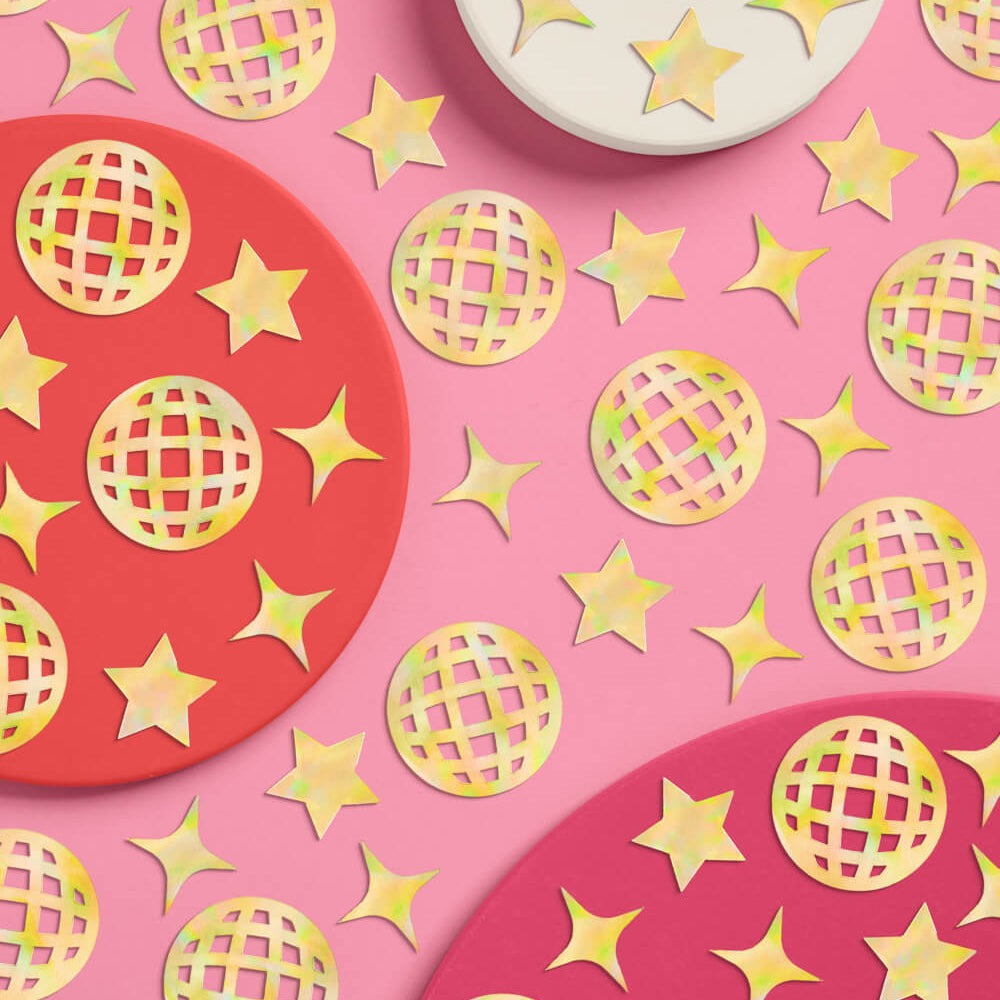 Gold Disco Ball Confetti