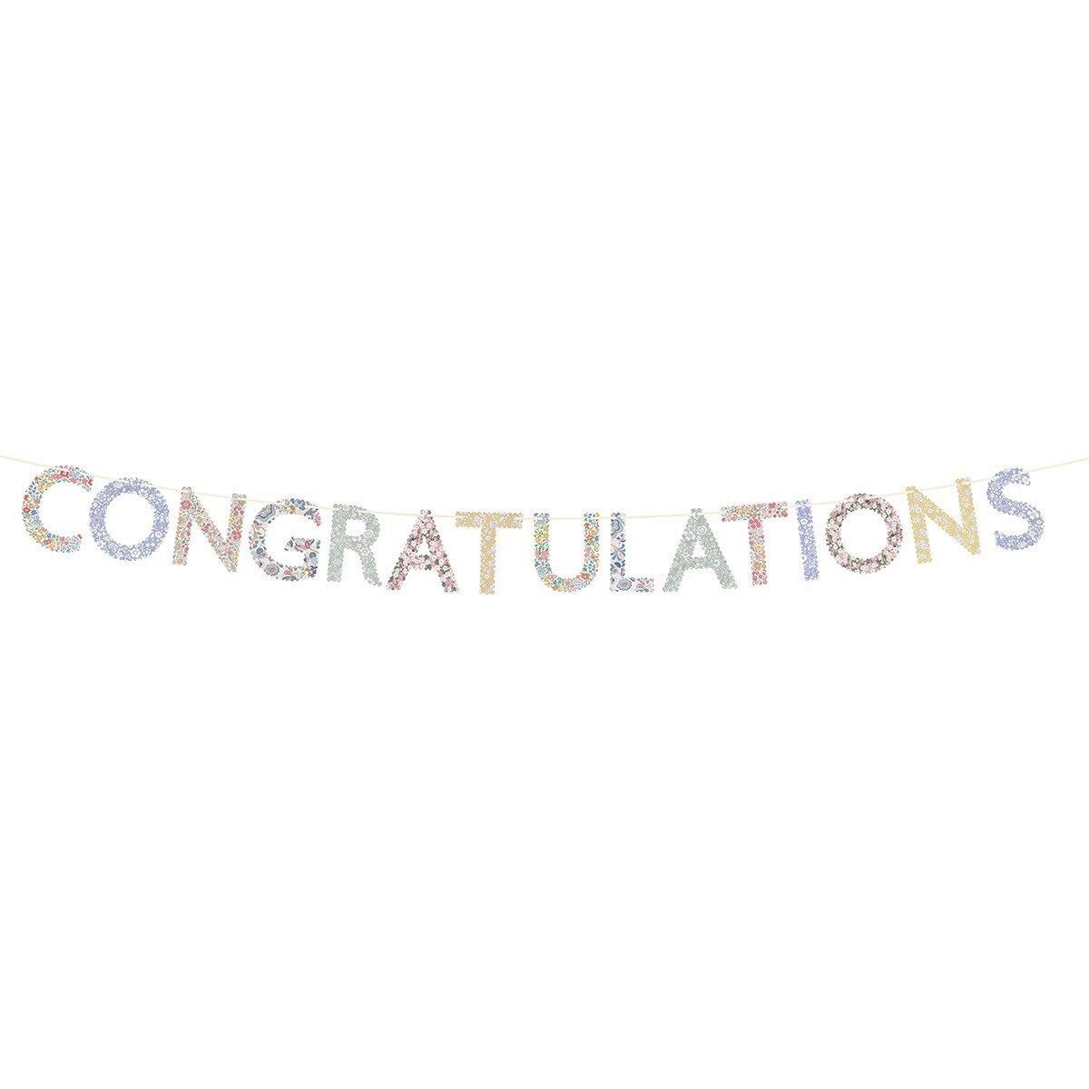 Meri Meri X Liberty Congratulations Garland
