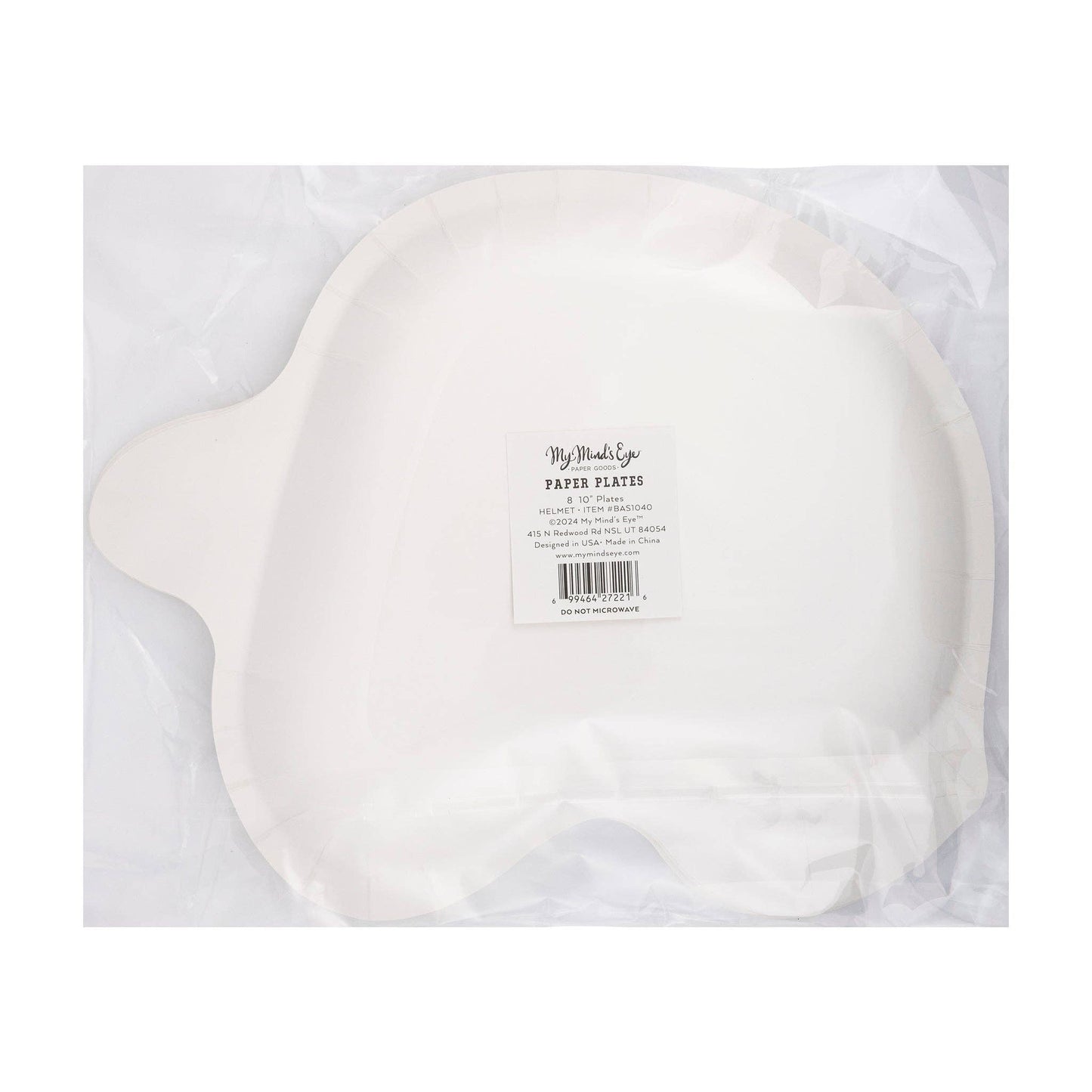 Baseball Helmet Shaped Plates