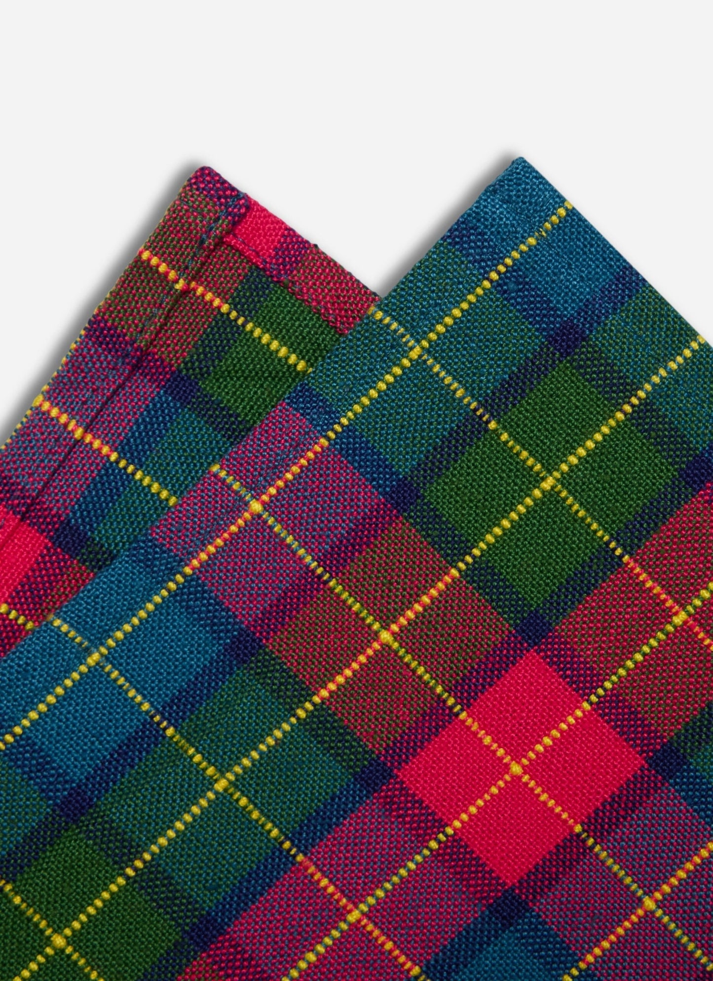 Holly Plaid Red & Green Napkins