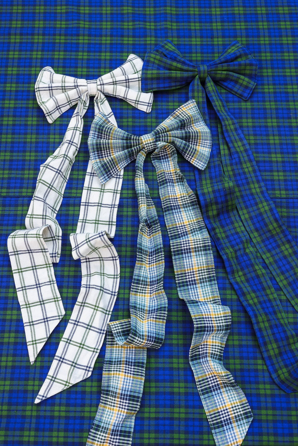 MAYFAIR PLAID - Hunter Fabric Bow