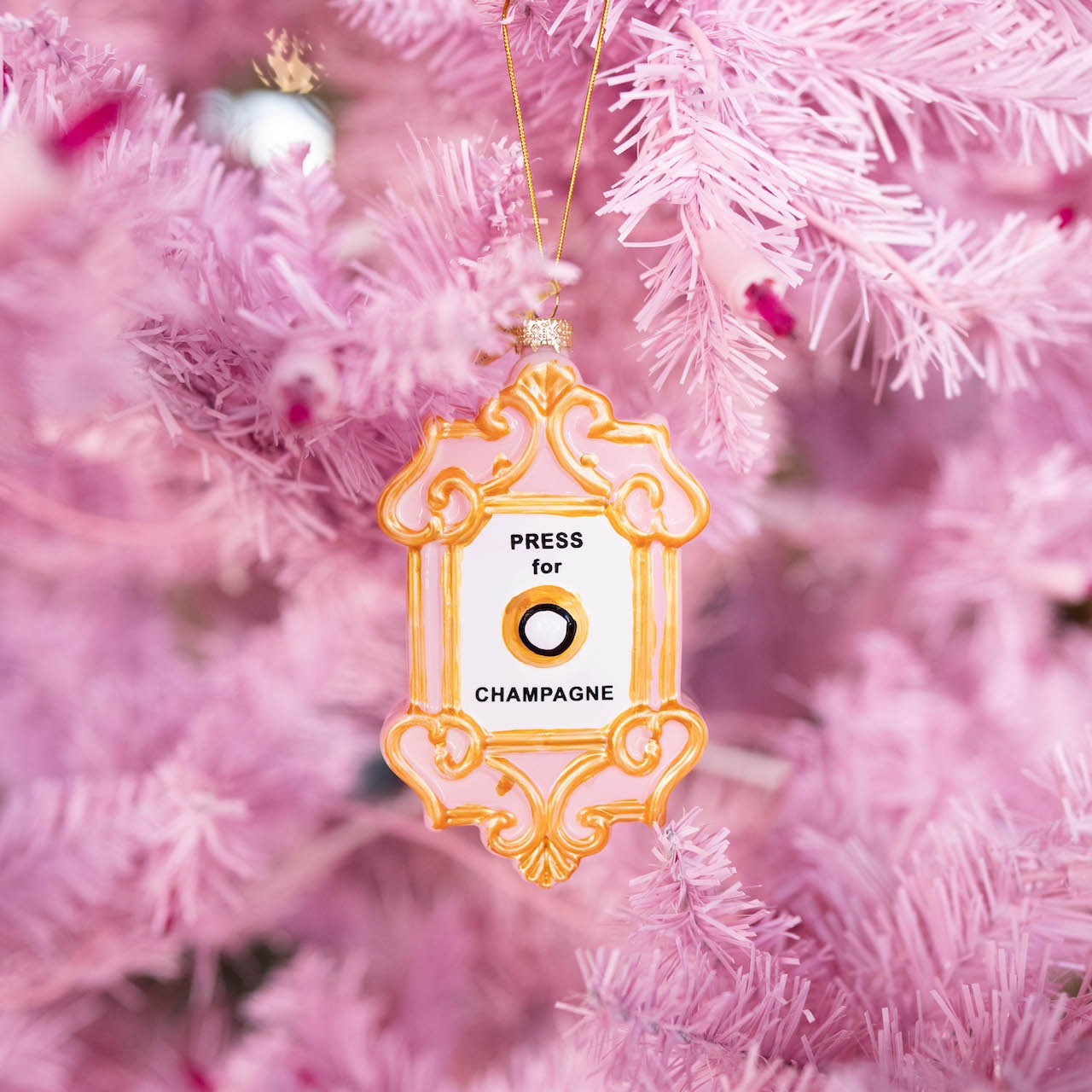 Champagne Button Ornament by Cody Foster