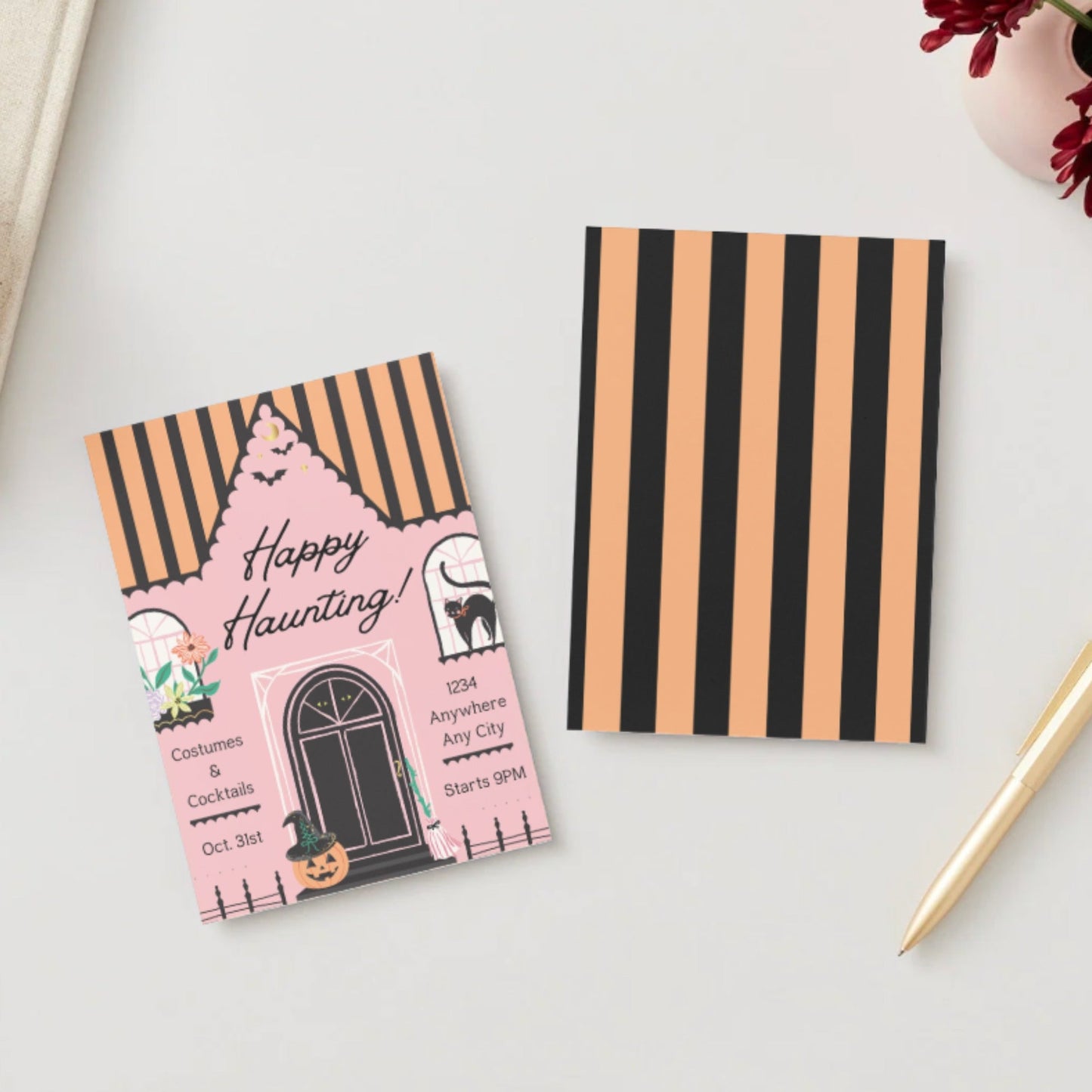 Happy Haunting Digital Party Invitation
