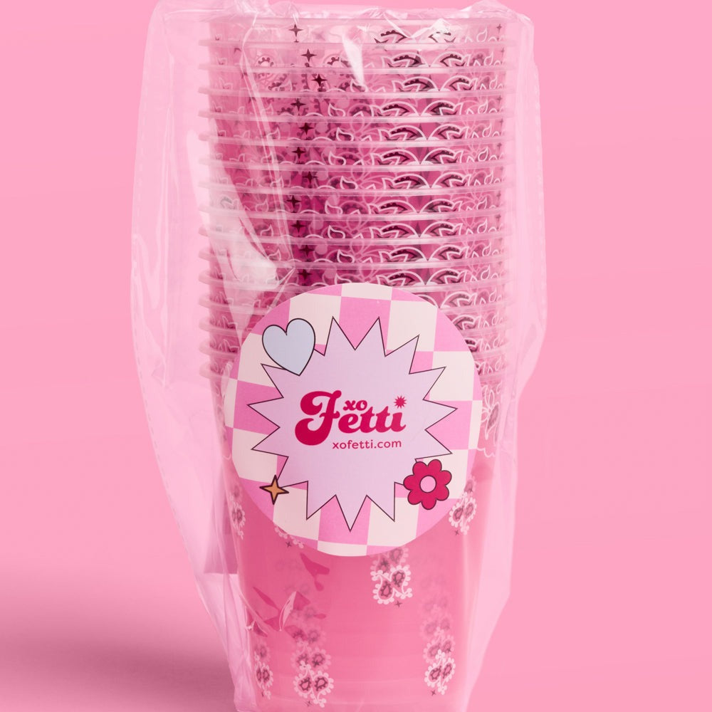 Cowgirl Party Cups | 16 Reusable Cups