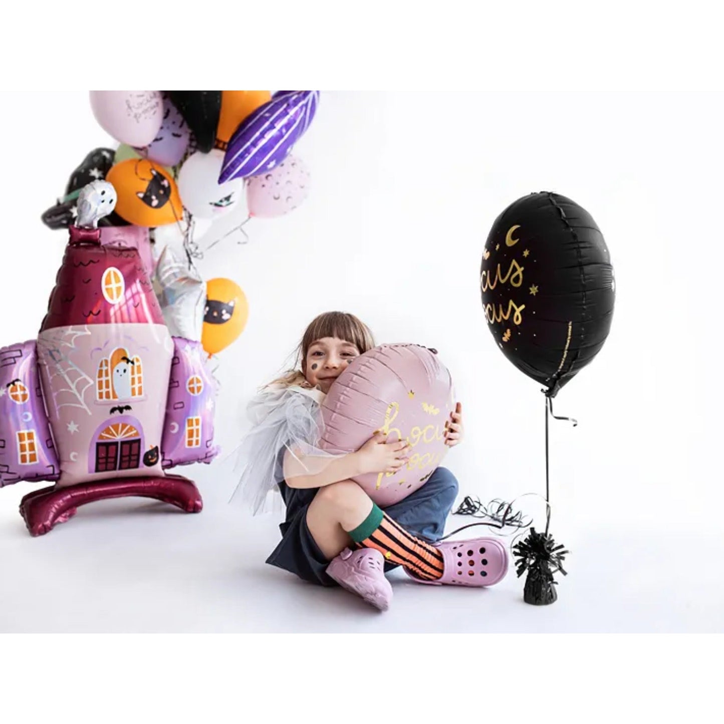Black Hocus Pocus Halloween Balloon