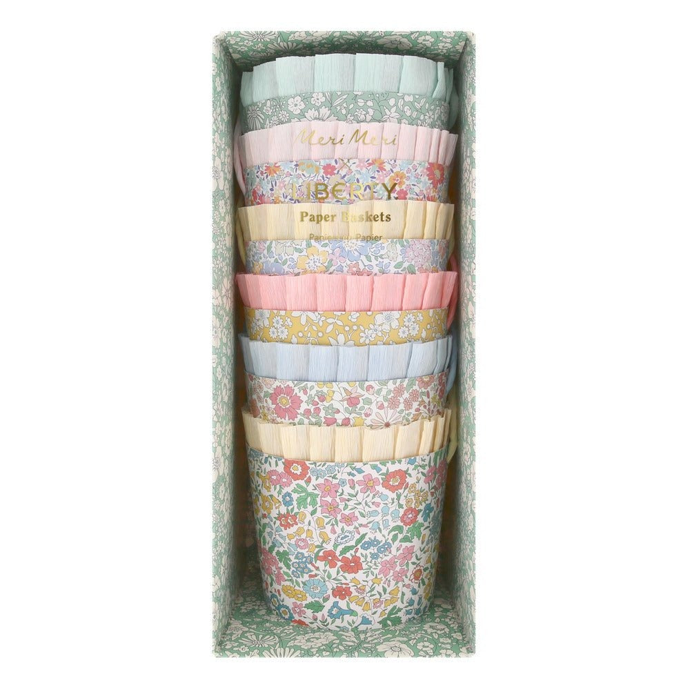 Meri Meri X Liberty Paper Baskets
