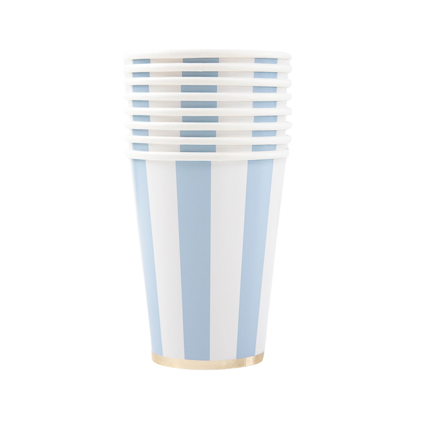 Sky Blue Signature Cabana Stripe Cups