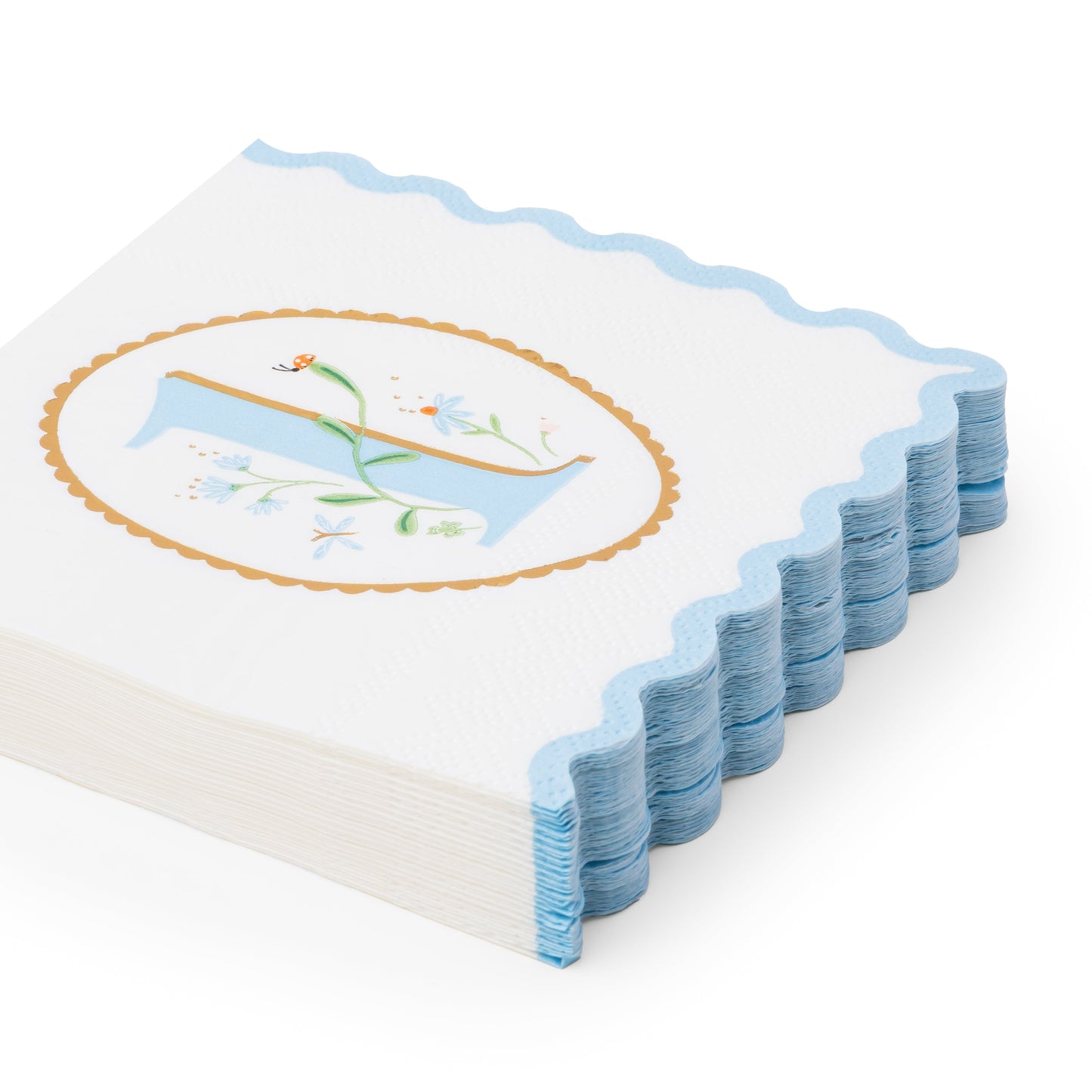 1st Birthday Sky Blue Small Napkins