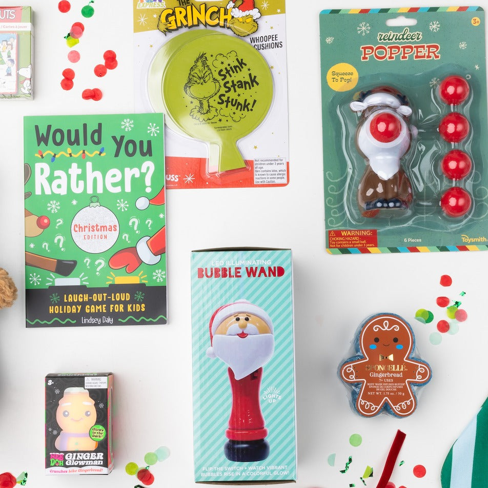 Santa Light-Up Bubble Wand