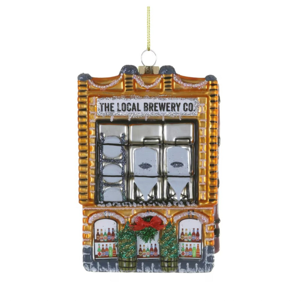 Local Brewery Glass Ornament by Cody Foster