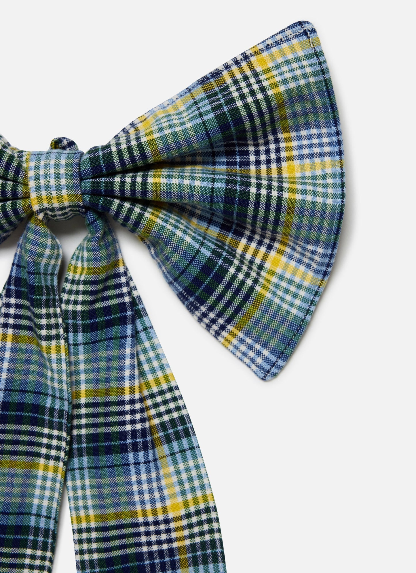 MAINE PLAID - Multicolor Fabric Bow