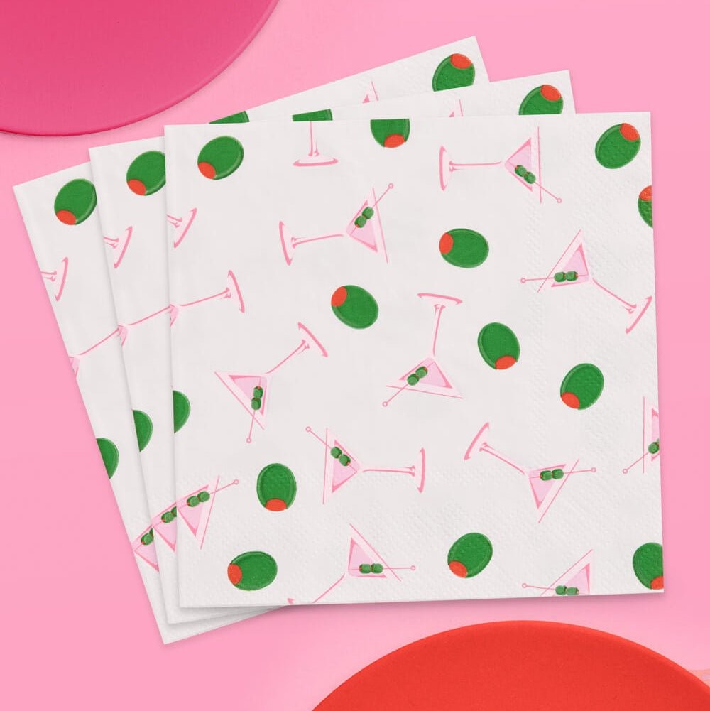 Martini Napkins