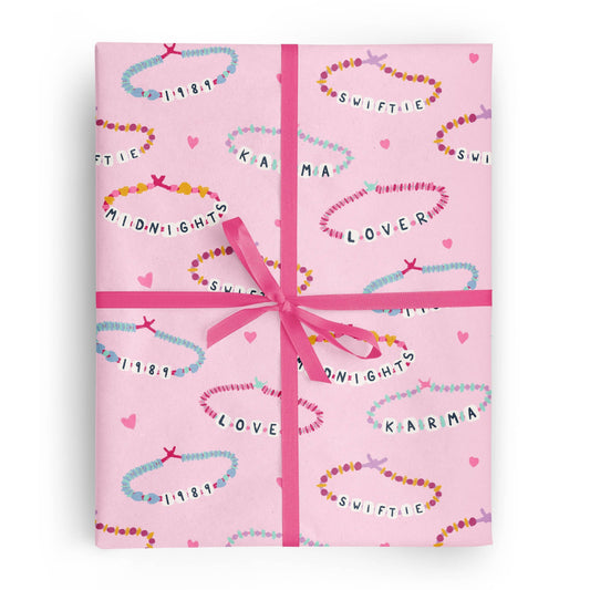 Unofficial Swiftie Friendship Bracelet Wrapping Paper
