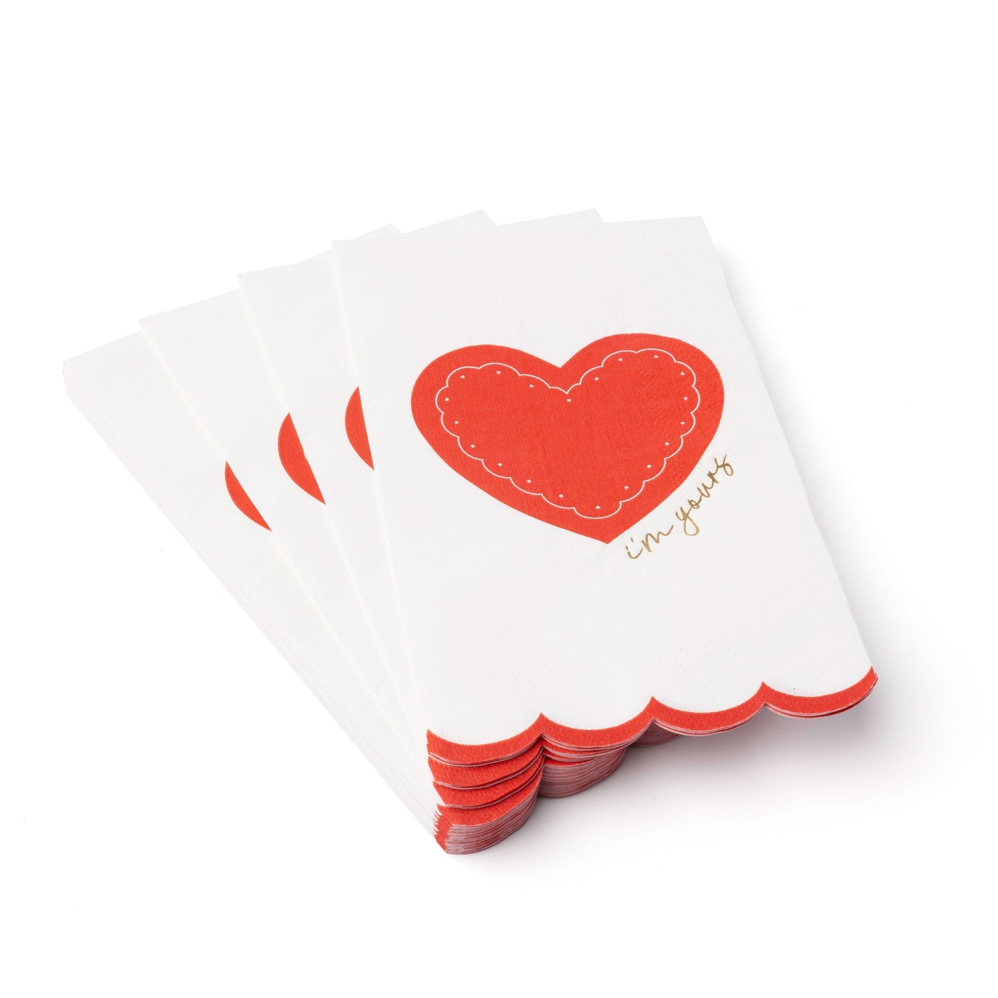 Elegant Valentine Guest Towels