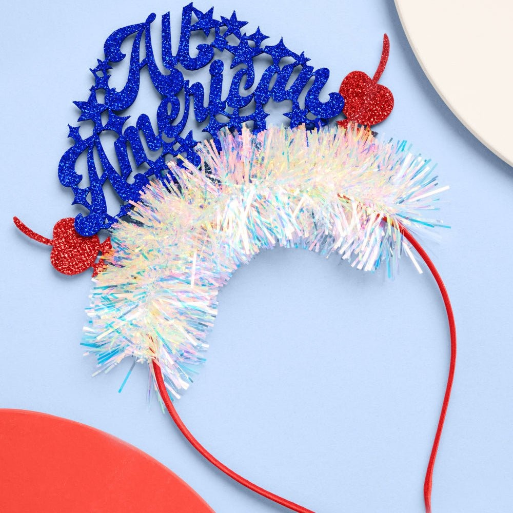 4th of July Patriotic Foil Headband