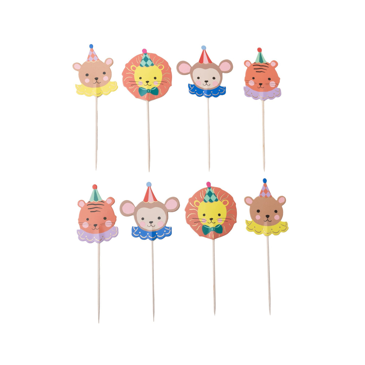 Circus Party Cupcake Toppers