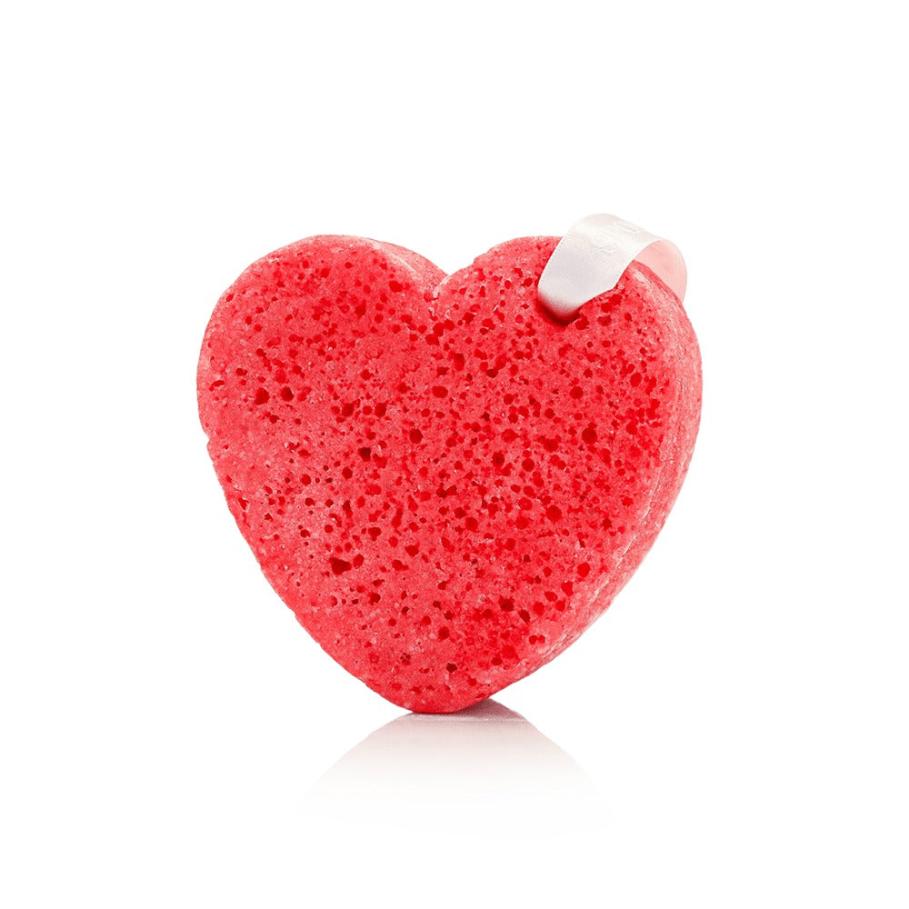 Scarlet Blush Heart Buffer Sponge