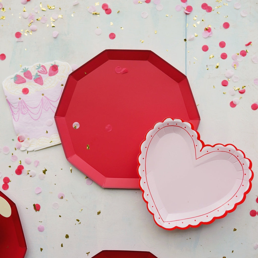 Cherry Red Signature Large Plates