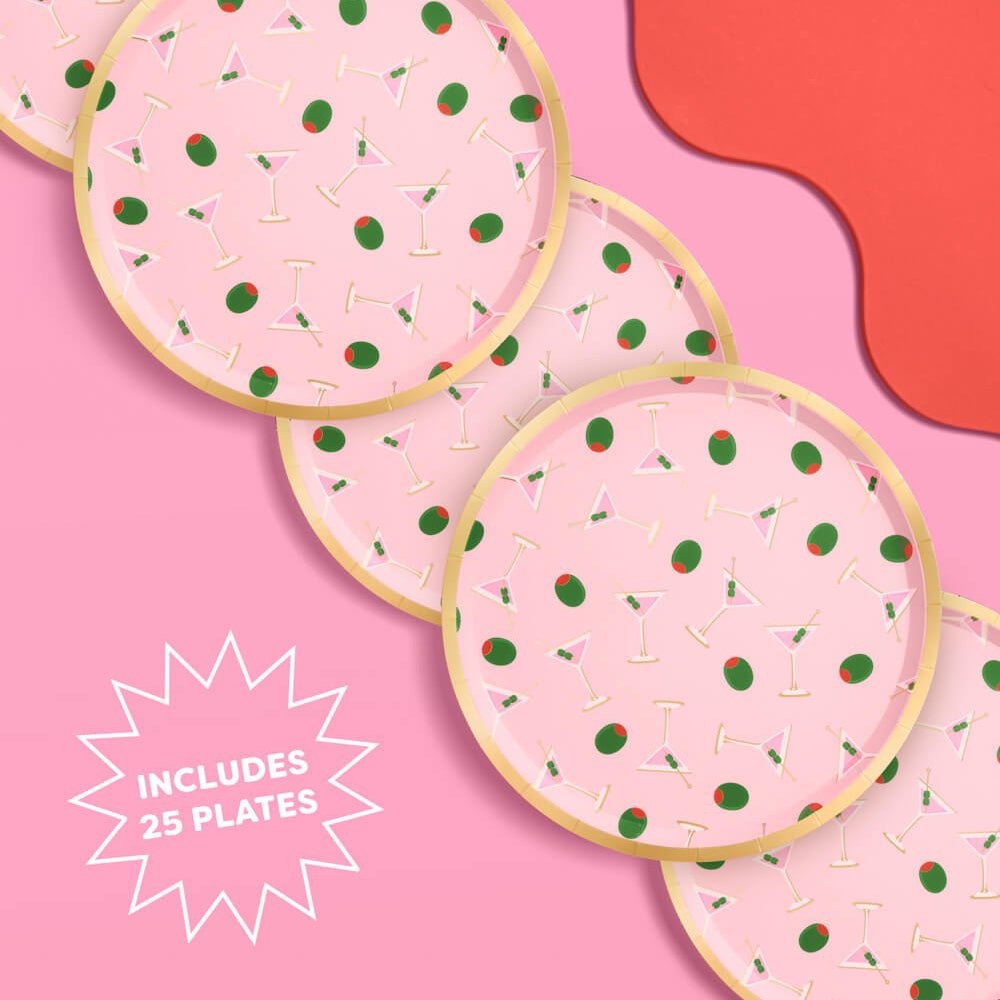 Martini Party Plates