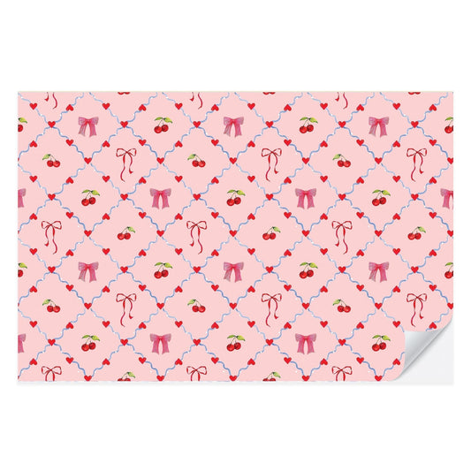 Cherry & Bows Placemat Pad