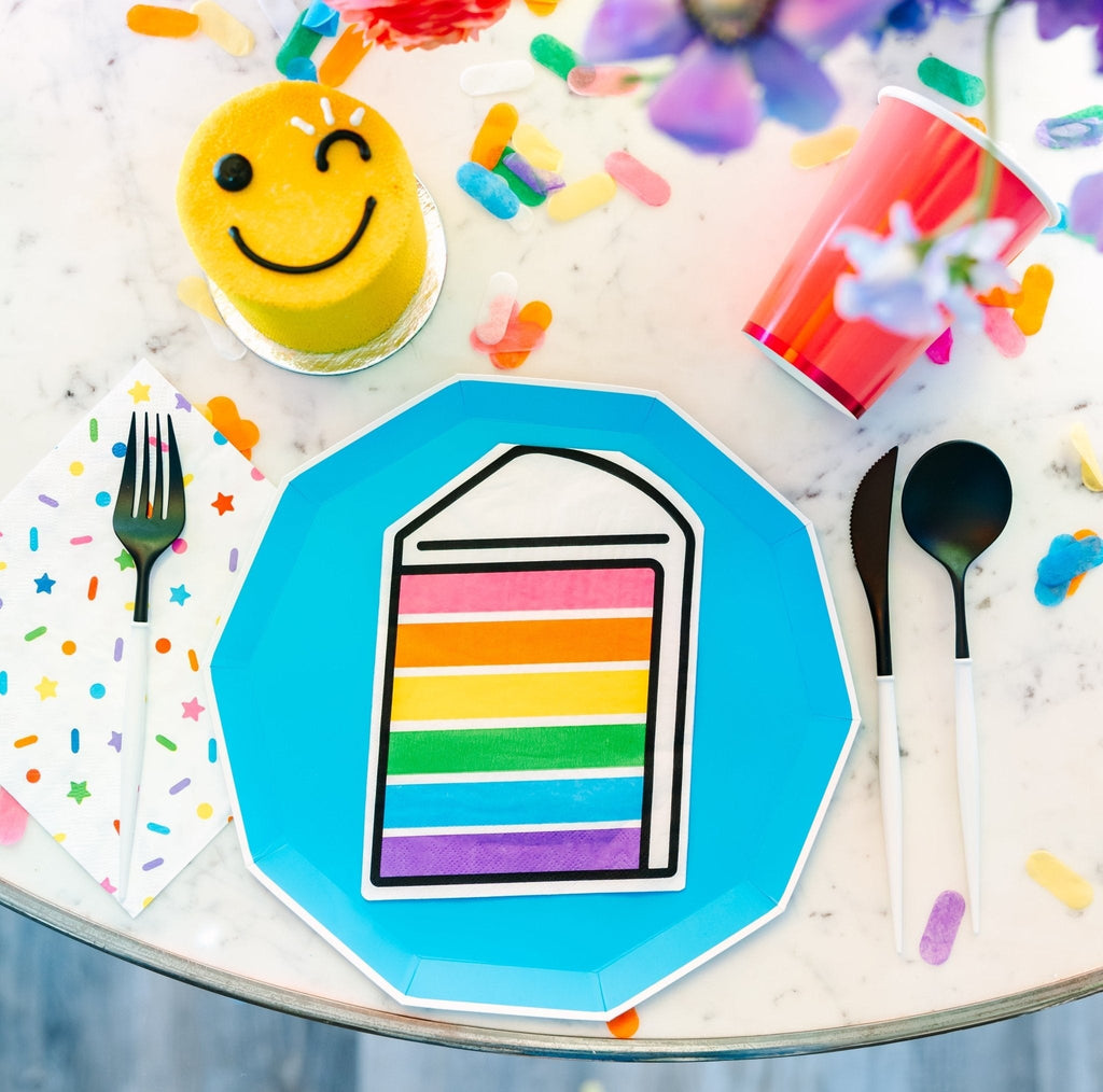 Sprinkles & Smiles Cake Slice Die Cut Napkins