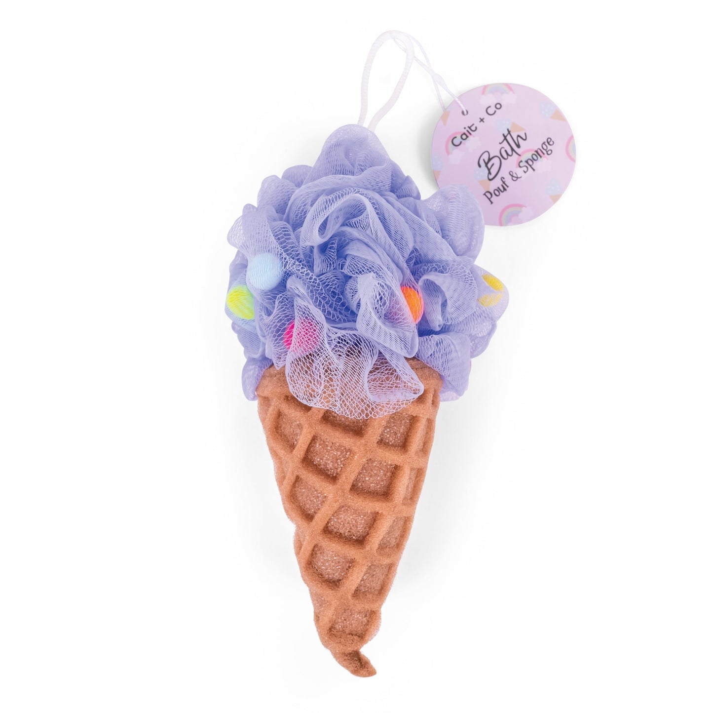 Ice Cream Bath Poof and Sponge