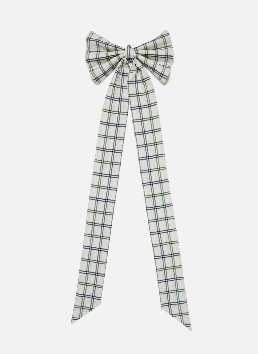 Mayfair Plaid Hunter Fabric Bow