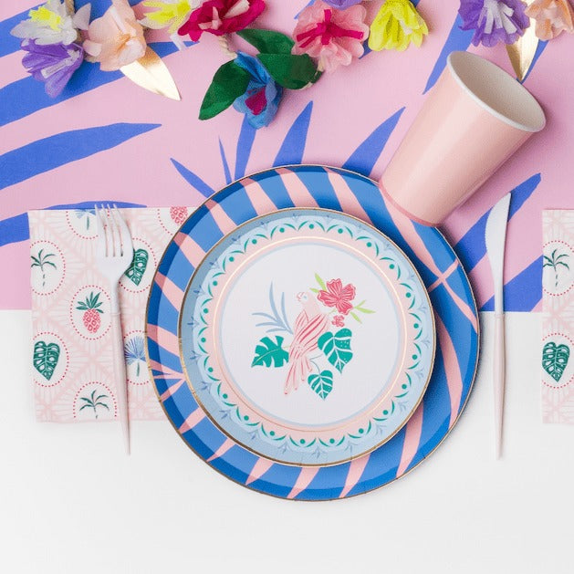 Fancy Blush Pink and White Cutlery