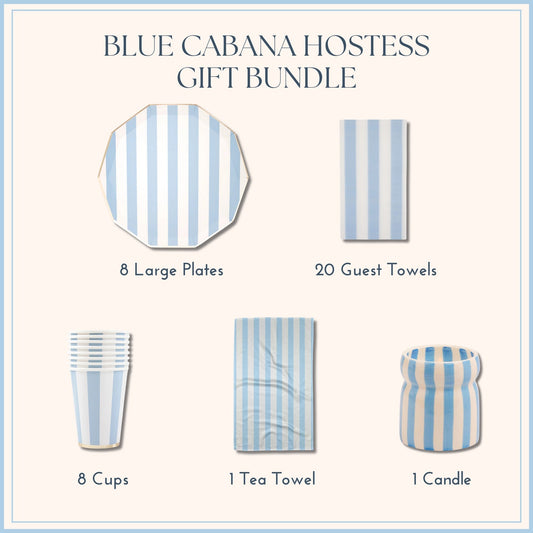 Blue Cabana Hostess Gift Bundle