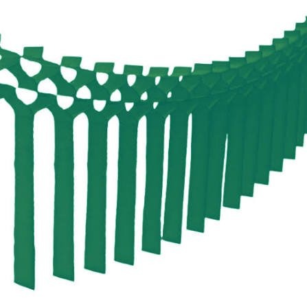 Dark Green Streamer Garland