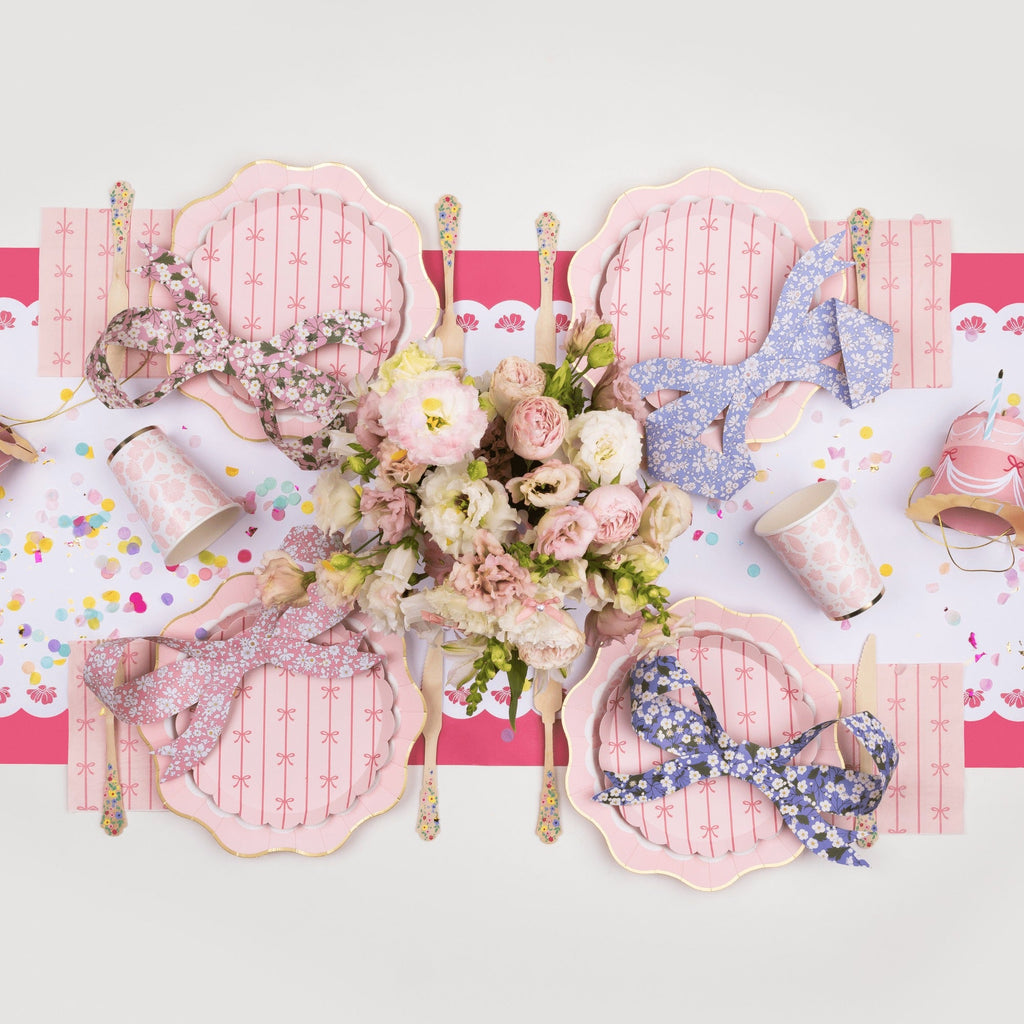 Petal Pink Elegant Floral Cups