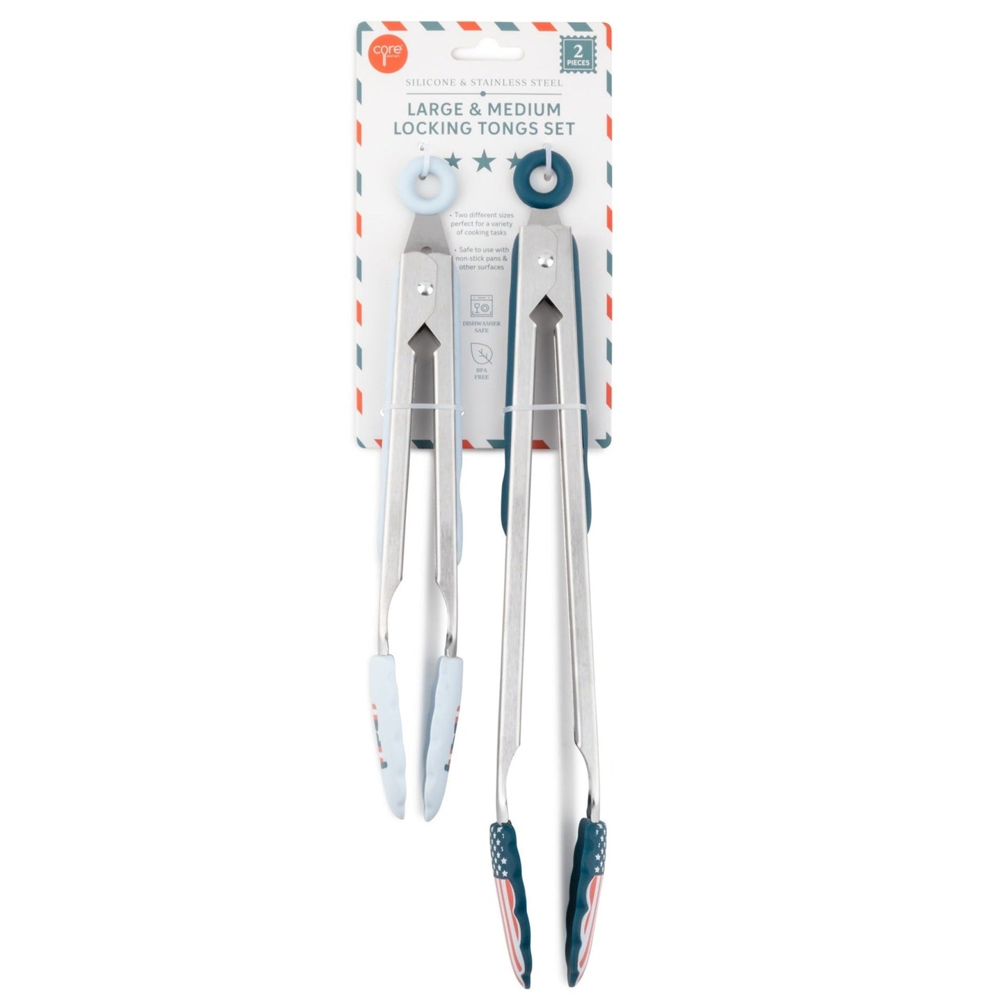 Summer Themed Locking Tongs Set of 2