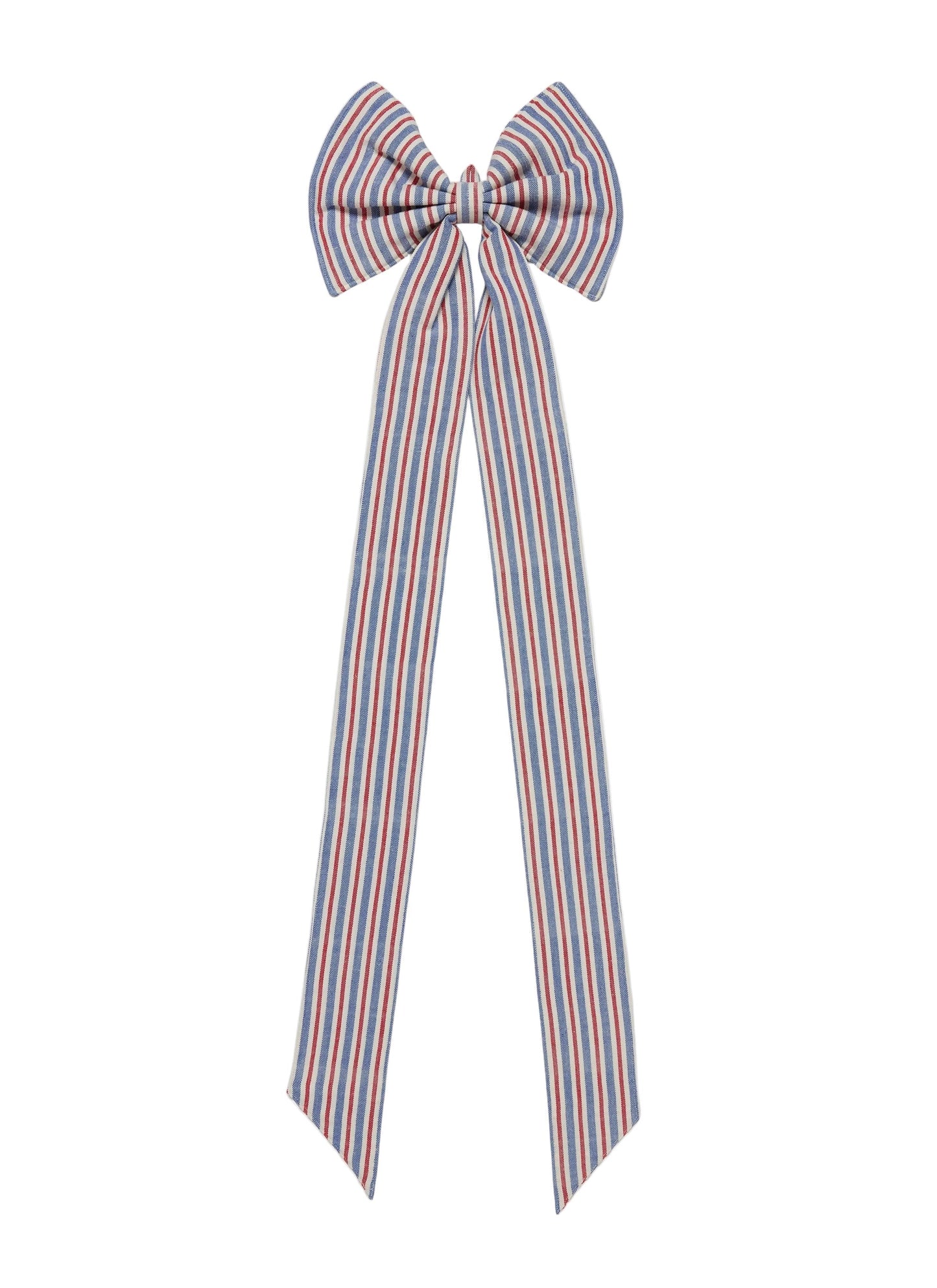 Americana Petite Stripe Fabric Bow