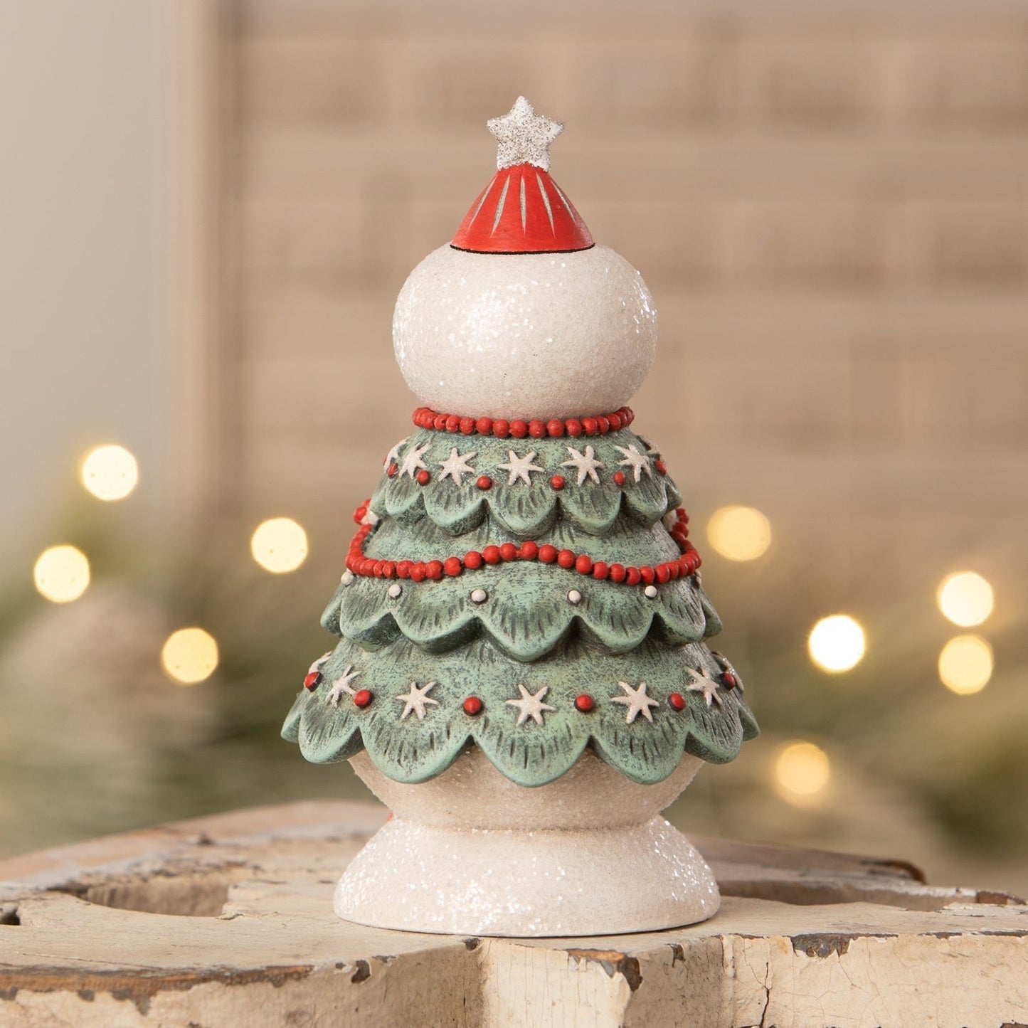 Bethany Lowe Frosty Treena Jolly Jar